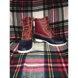 L.L. Bean Small Batch Red,Navy,White size 10
